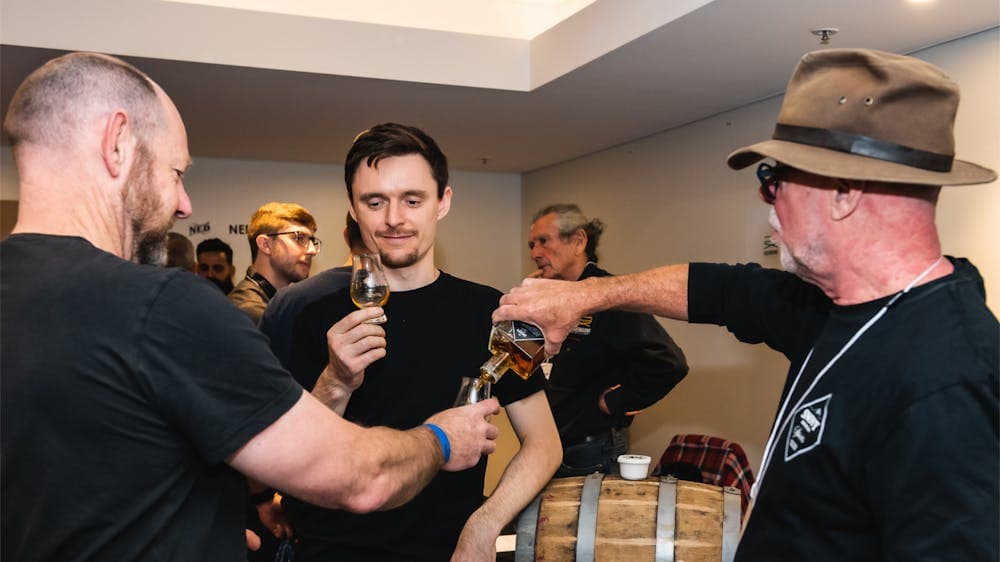 Presenting whisky at Whisky Capital