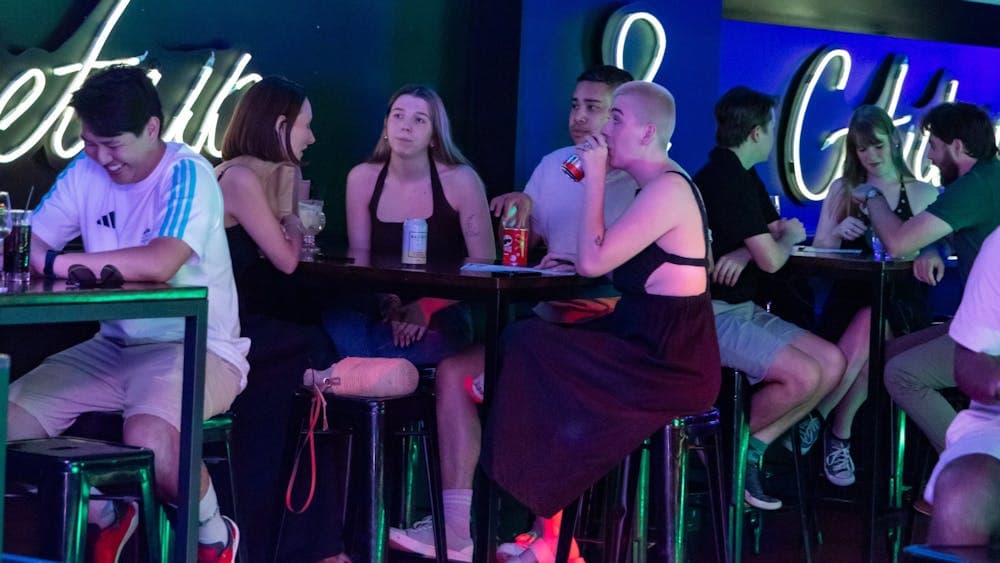 Guests at Trivia Night